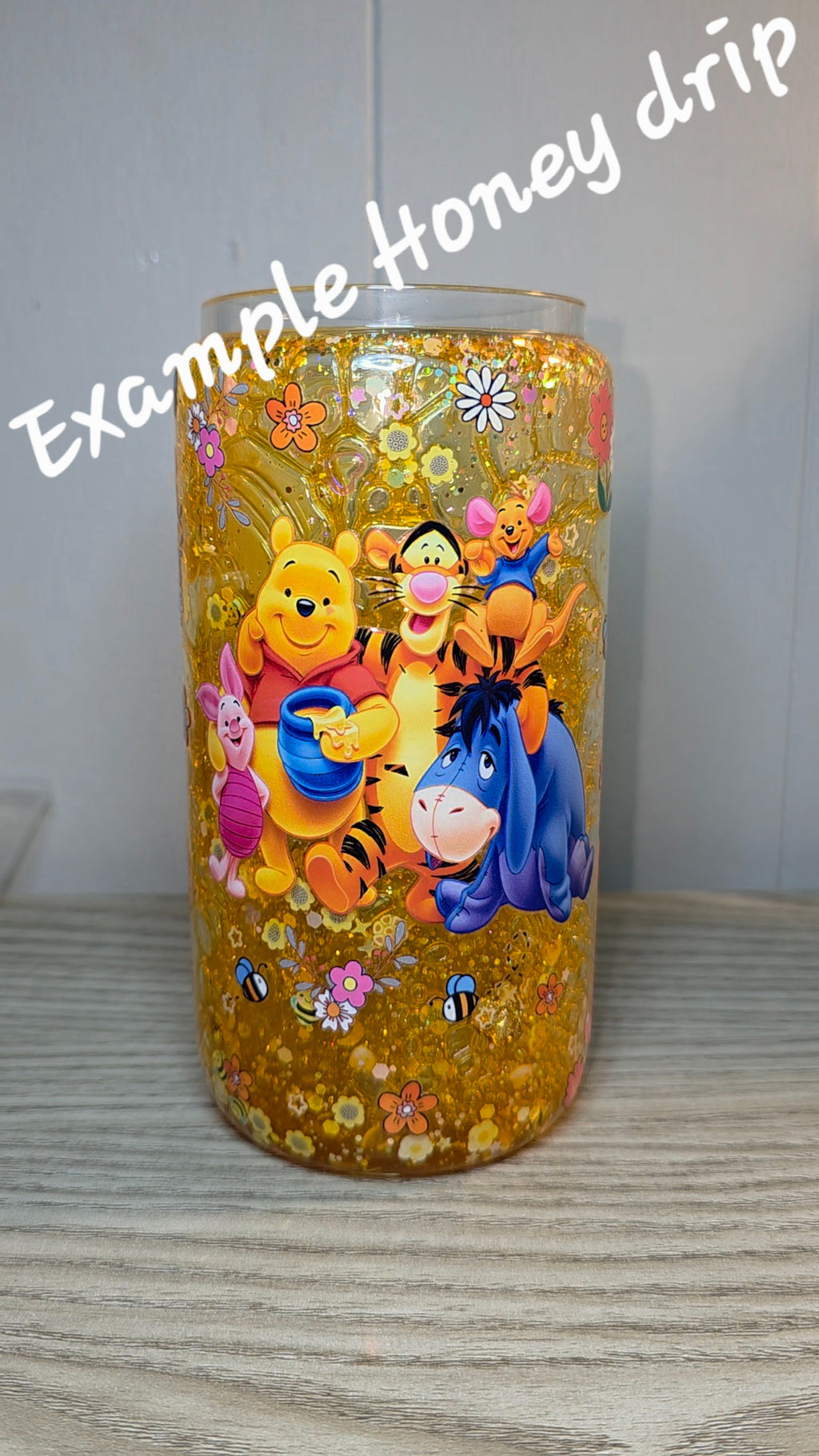 Custom 16 oz Glass Thin Tumbler – Personalized Drinkwear
