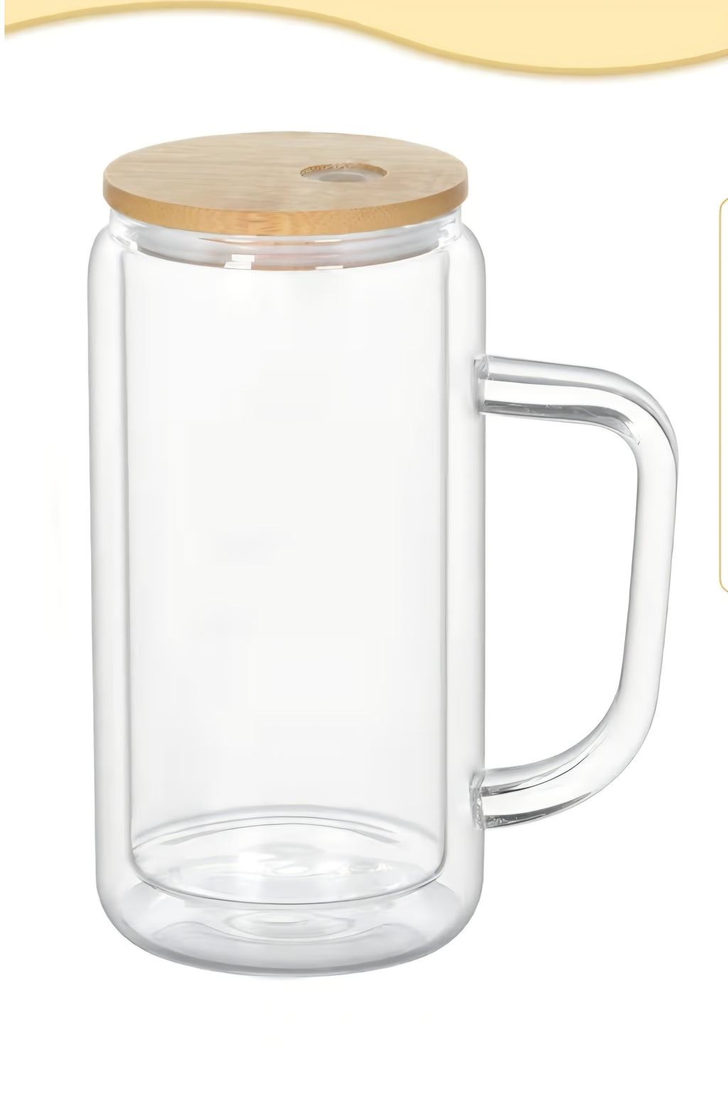 Custom 16 oz Glass Thin Tumbler – Personalized Drinkwear