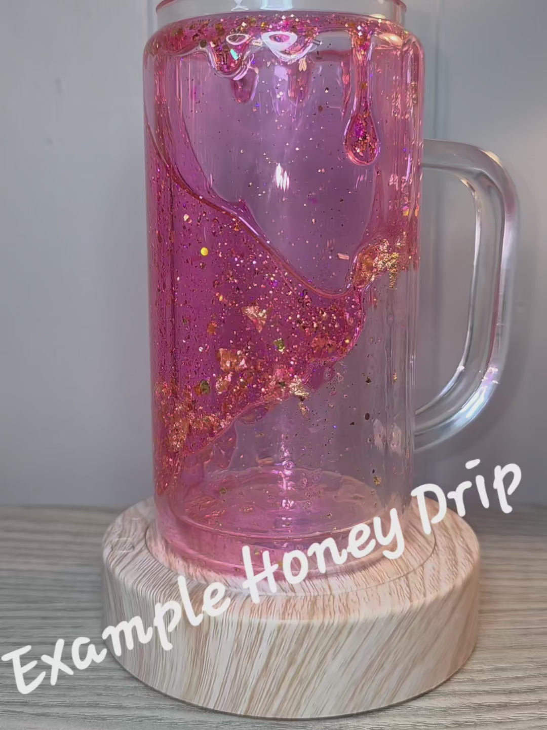 Custom 16 oz Glass Thin Tumbler – Personalized Drinkwear