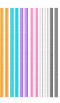 12 in acrylic color straw